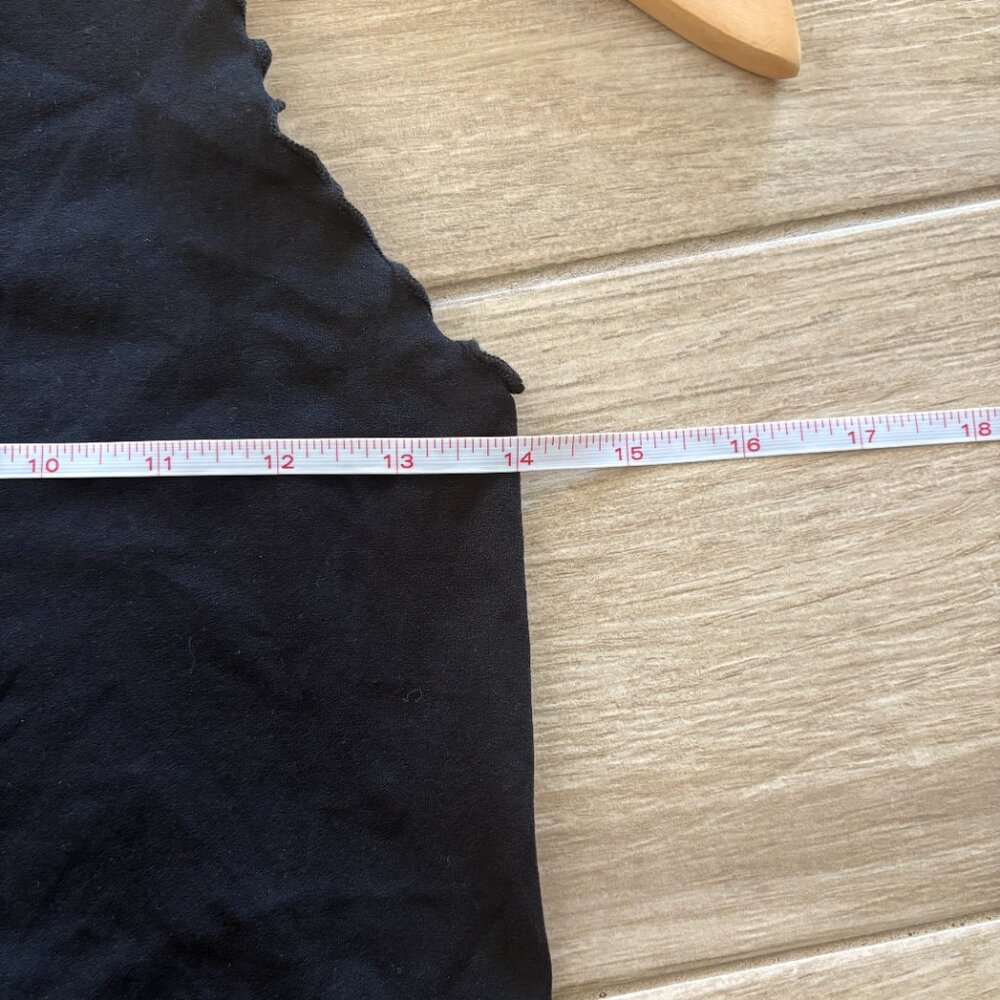 Intimately Free People Feels Right Bodysuit Women's M/L Black Scallop Snap NWT - Picture 10 of 11